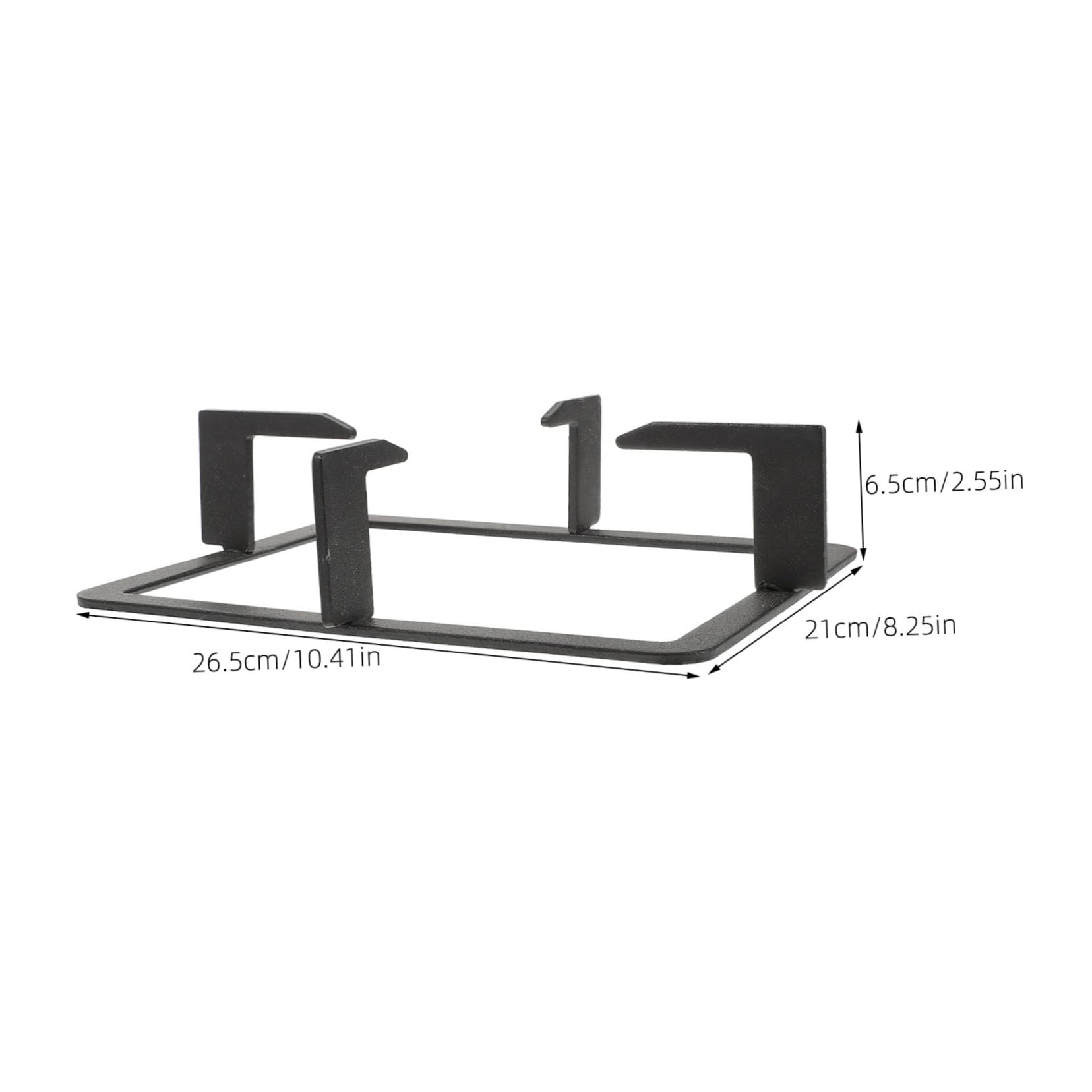 OFFSCH 1Pc Gas Stove Rack Cast Stove Accessory for Stable Cooking Support Slip Design Easy Installation for Various Kitchen Needs Black Color