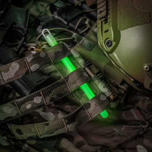 M-Tac Bastões brilhantes brilhantes de 15 cm - 12 horas de duração - Bastões de luz de emergência -