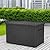 Keter Java XXL 230 Gallon Resin Rattan Look Large Outdoor Storage Deck Box for Patio Furniture Cushions, Pool Toys, and Garden Tools, Dark Grey