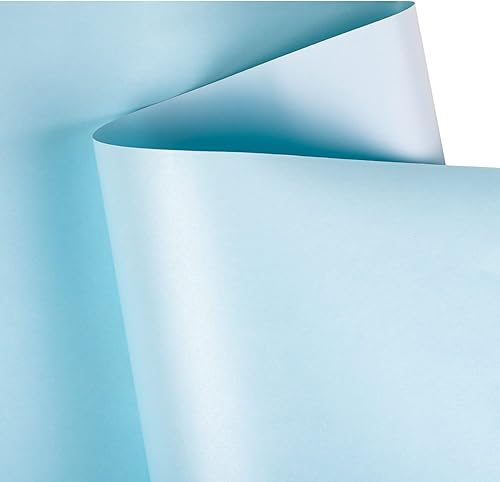 Vista 183 de RUSPEPA Papel de regalo negro mate, color liso perlado, papel lustre perfecto para bodas, cumpleaños, Navidad, baby shower, 17 pulgadas x 32.8 pies