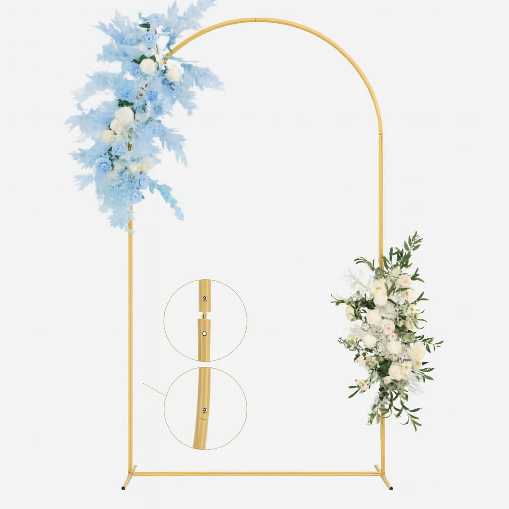 1 x 2 m supporto per arco da parete per palloncini sfondo fotografico COMUNIONE Wedding Rack 2 m pesi