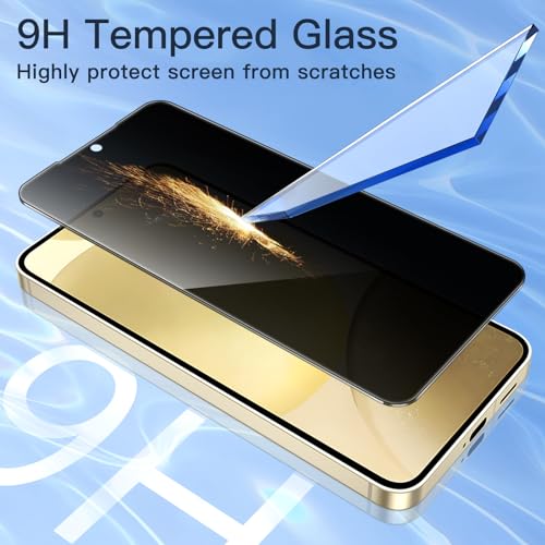 Image of JETech Privacy Screen Protector Guard for Samsung Galaxy S24, 2-Pack
