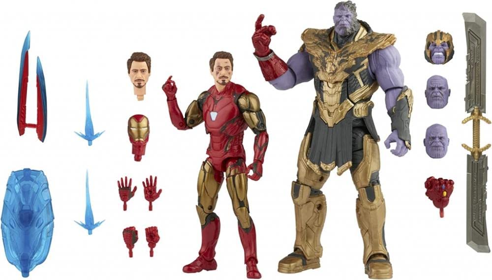 Marvel Legends Saga do Infinito, Kit com 2 Figuras de 15 cm