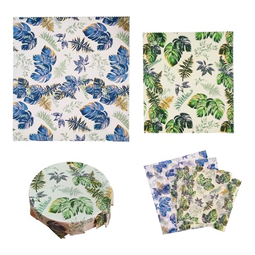 6Pack Wiederverwendbare Bienenwachs Lebensmittelverpackungen Bio Bienenwachs Wraps Umweltfreundliche Wachs Wrap Sandwich Waschbare Wachs Wraps Nachhaltige biologisch abbaubare Lebensmittelaufbewahrung