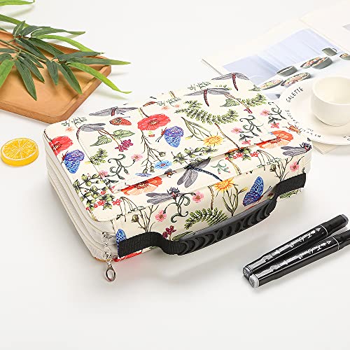 Image of Lbxgap 68 Slots Marker Pen Organizer Case w /Handle