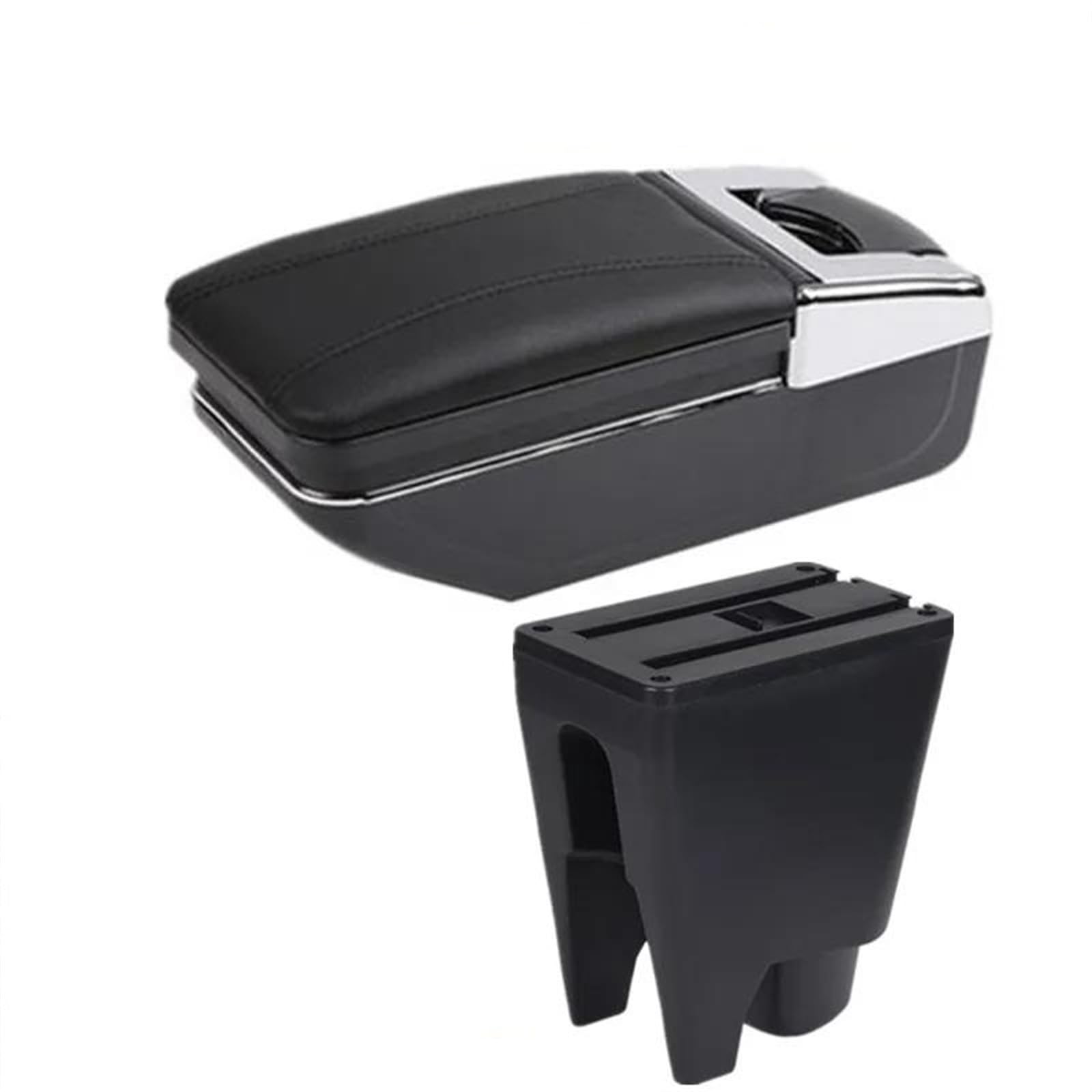 Hjkdsz A Black Line No For Citroen C1 Storage Console Armrest Boxes Car Interior Center Organizers Accessories(A Black Line No)