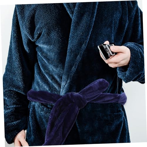 Robe Belt Replacement Soft and Durable Bathrobe Belt for Hotels Replacement for Your Bathrobe Suitable for Both Men and Women Versatile Use Navy3