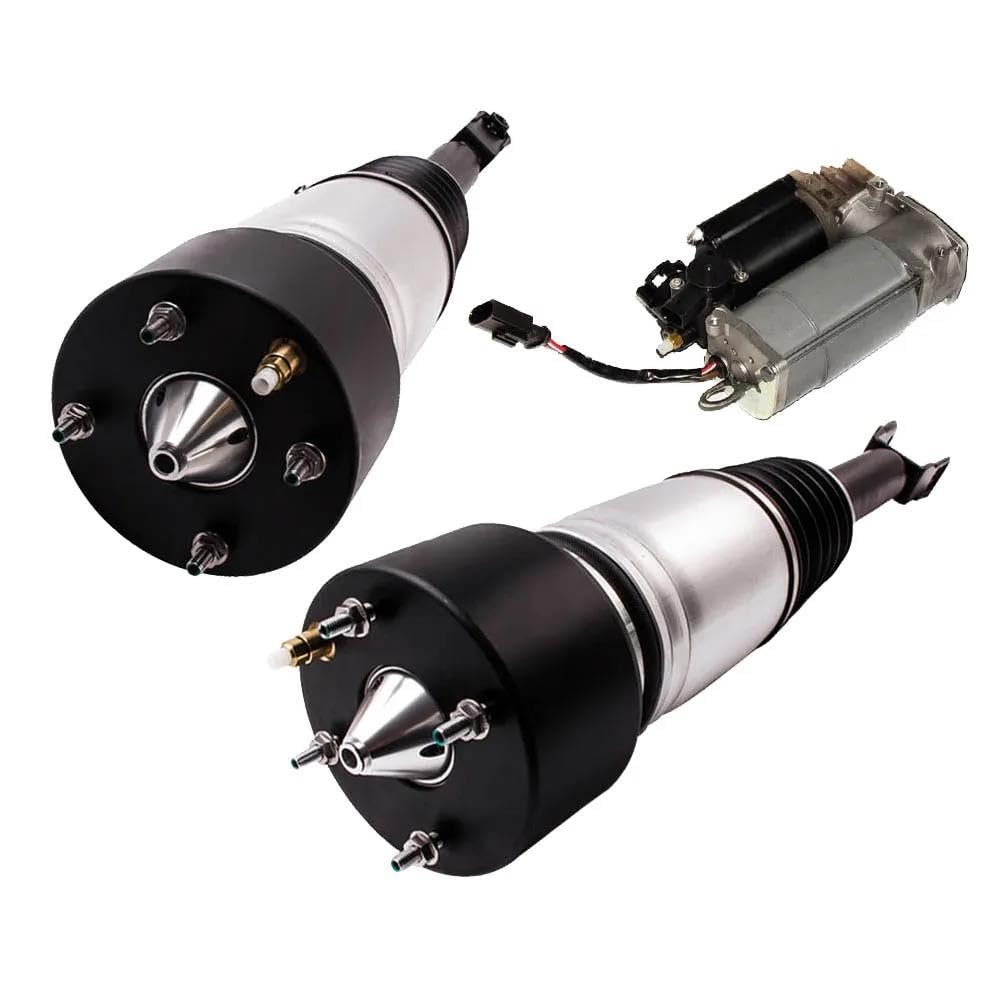 C2c41339 C2c41352 1 Juego de suspensión neumática Delantera + válvulas de Bomba compatibles con Jaguar Xj8 XJR X350 X358 04-09 Amortiguadores de Muelle neumático