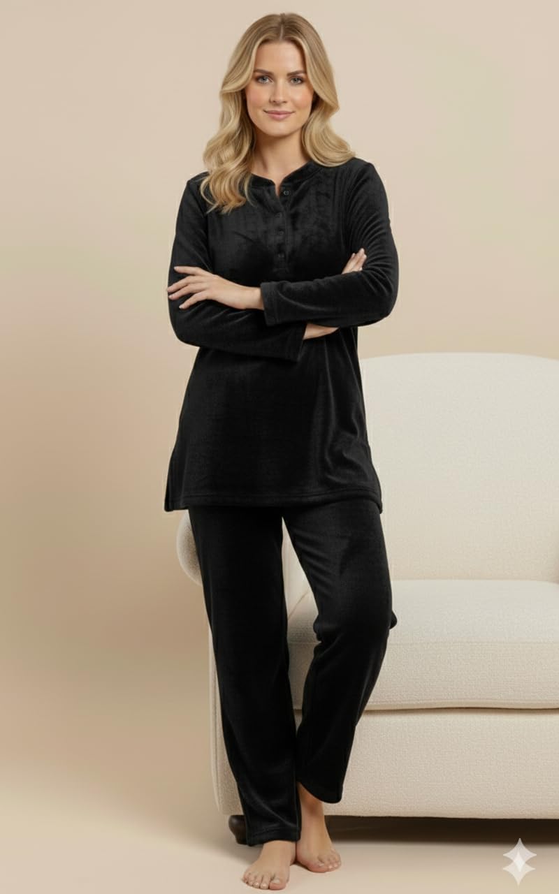 LIME 'N' LEMON Track Suit for Women (IN, Alpha, 2XL, Black) 2