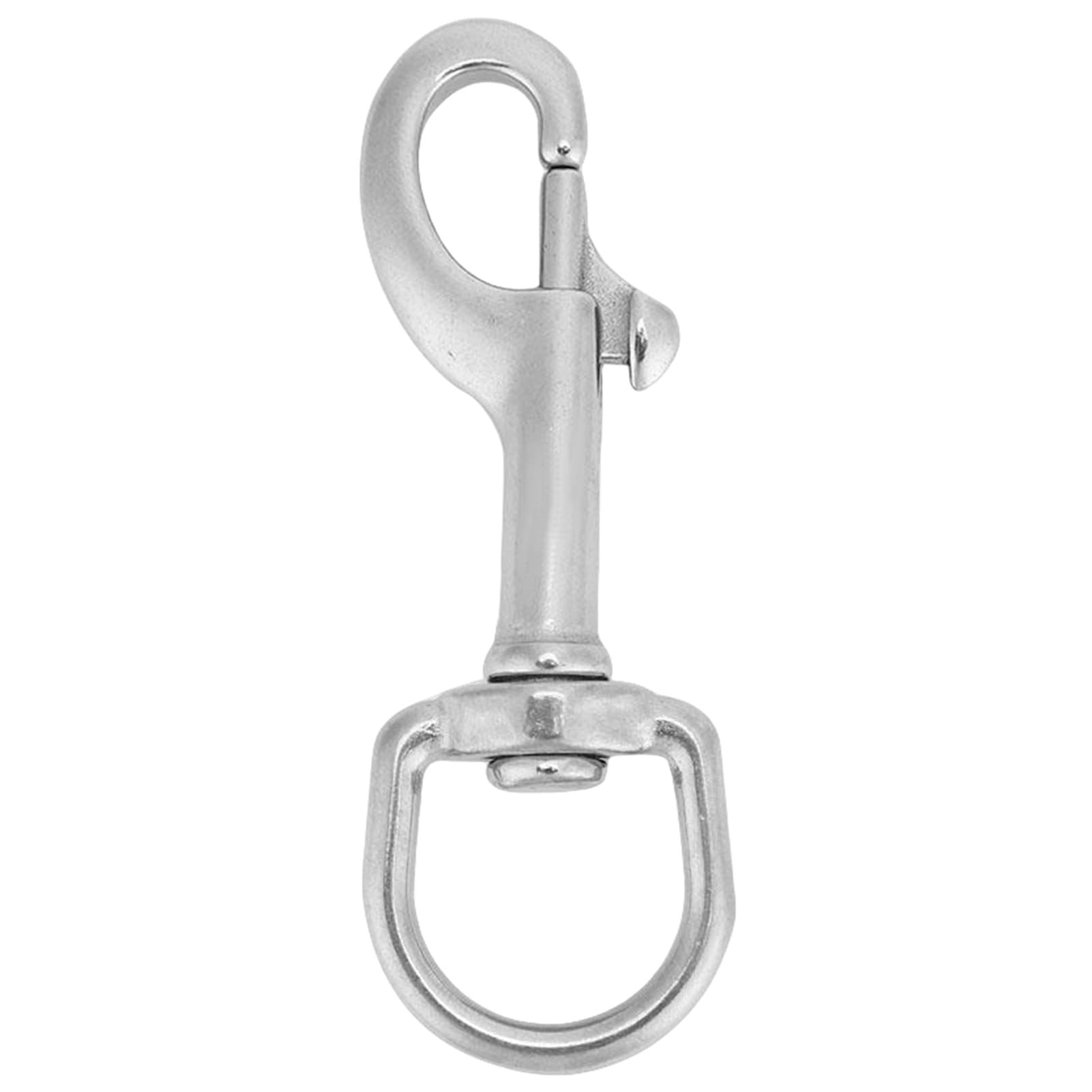 316 Gancho De Acero Inoxidable De Resorte Giratorio De Ojos Juego De Pernos Buceo Accesorio (90MM, Blanco)