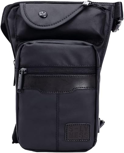 Bolsa de pierna táctica militar impermeable para motocicleta, bicicleta, multifuncional, para senderismo, viajes, pesca, cintura, paquete de piernas