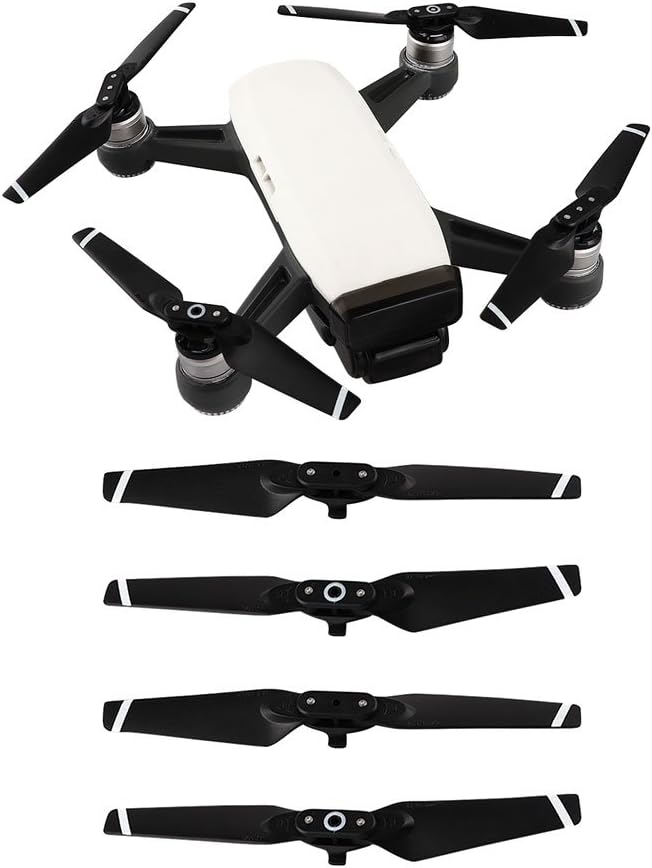 DJI Spark Propellers, 2 Pairs Quick Release Foldable Low