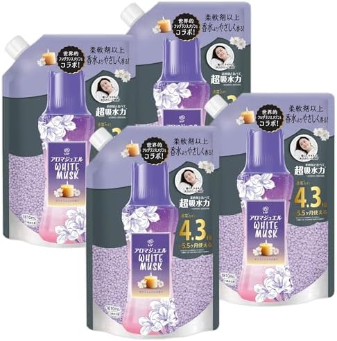 Amazon | レノア アロマジュエル WHITE MUSK 香り付けビーズ