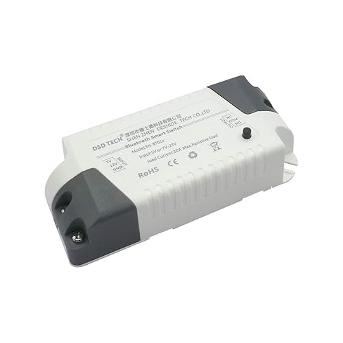 DSD TECH SH-BT01C Relé Bluetooth V2 Compatible con temporizador y código de seguridad para iOS y Android