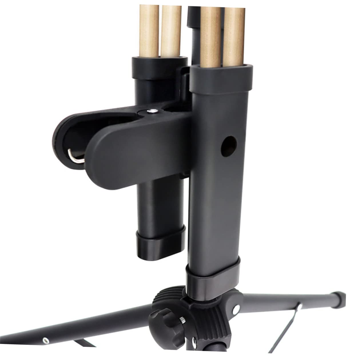 Soporte para Baquetas Portátil Clip Resistente para Batería, Adecuado para Salas de Ensayo y Escenarios