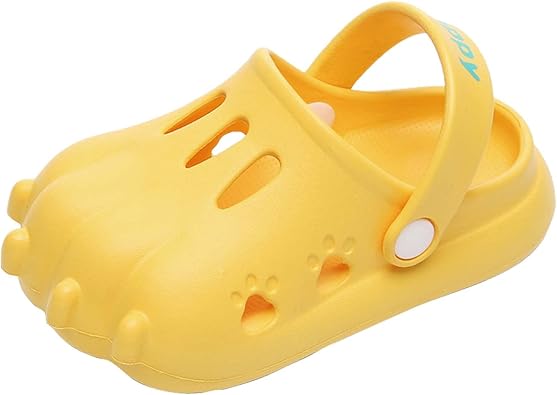 Zuecos de jardín para niños y niñas de verano, lindos dibujos animados de  pata de gato,