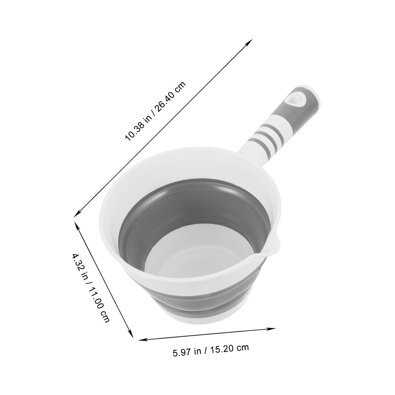 3piezas Cucharón De Agua Plegable De Plástico Para Cocina Utensilio Multifuncional Colgante Para Servir Sopas y Líquidos Capacidad y Almacenamiento Fácil