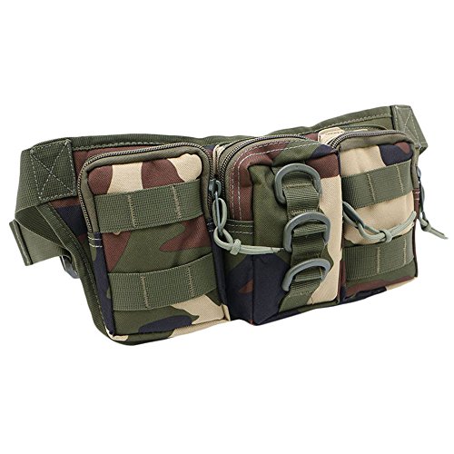 Greenpromise Outdoor Tactical Bag Utility Tactical Waist Pack Pouch Military Camping Hiking Bag Belt Backpack - Image 4
