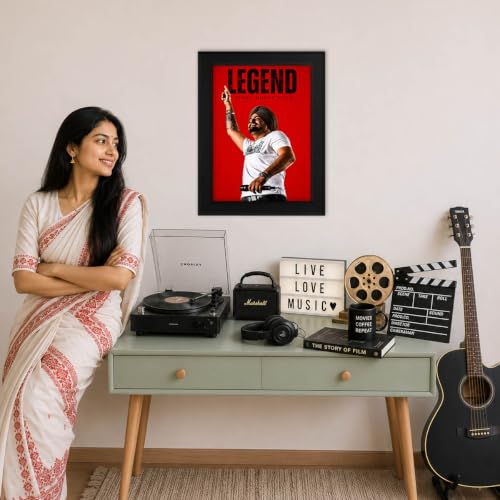 DcreativeIdeas Sidhu Moose Wala Framed Poster 9x12 inches - Image 3