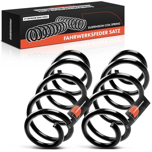 Frankberg 2x Federn Fahrwerksfeder Vorderachse Kompatibel mit Exeo 3R2 Schrägheck 2009-2013 Exeo ST 3R5 Kombi 2009-2013 1.8L 2.0L Replace# 8E0411105DG