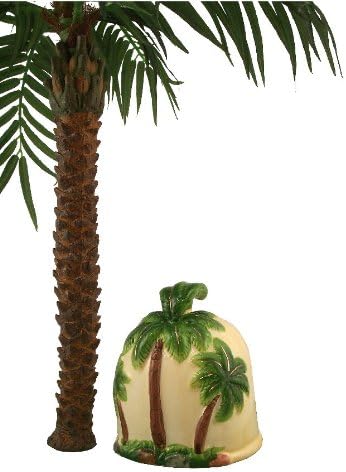 Palm tree sponge holder, scrub holder