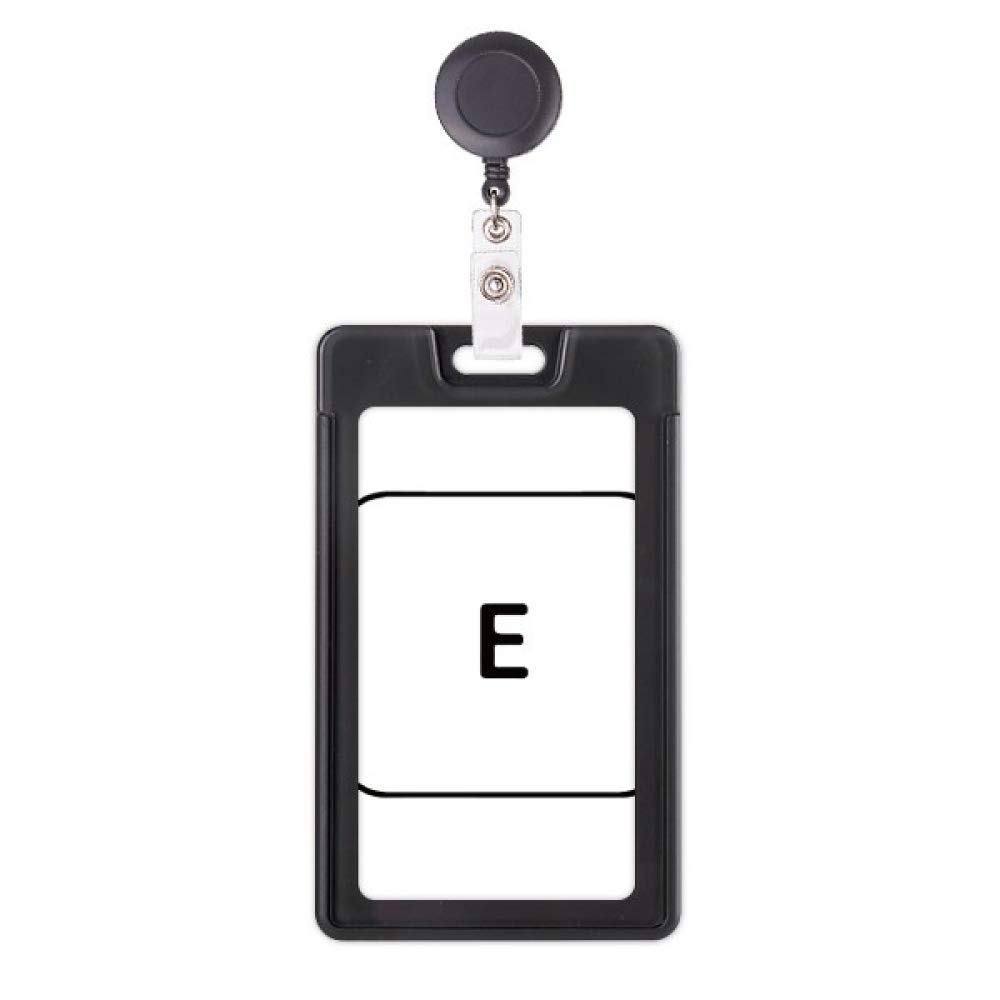 Étui rétractable pour badge avec touche E pour l'identification au bureau - 5