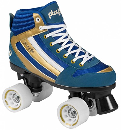 Chaya Playlife Groove Blue & Gold Roller Skates