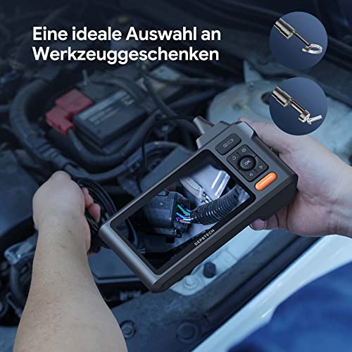 Endoskopkamera mit Licht 5,0 Zoll IPS Bildschirm, DEPSTECH Dual Lens Inspektionskamera 1080P HD,...