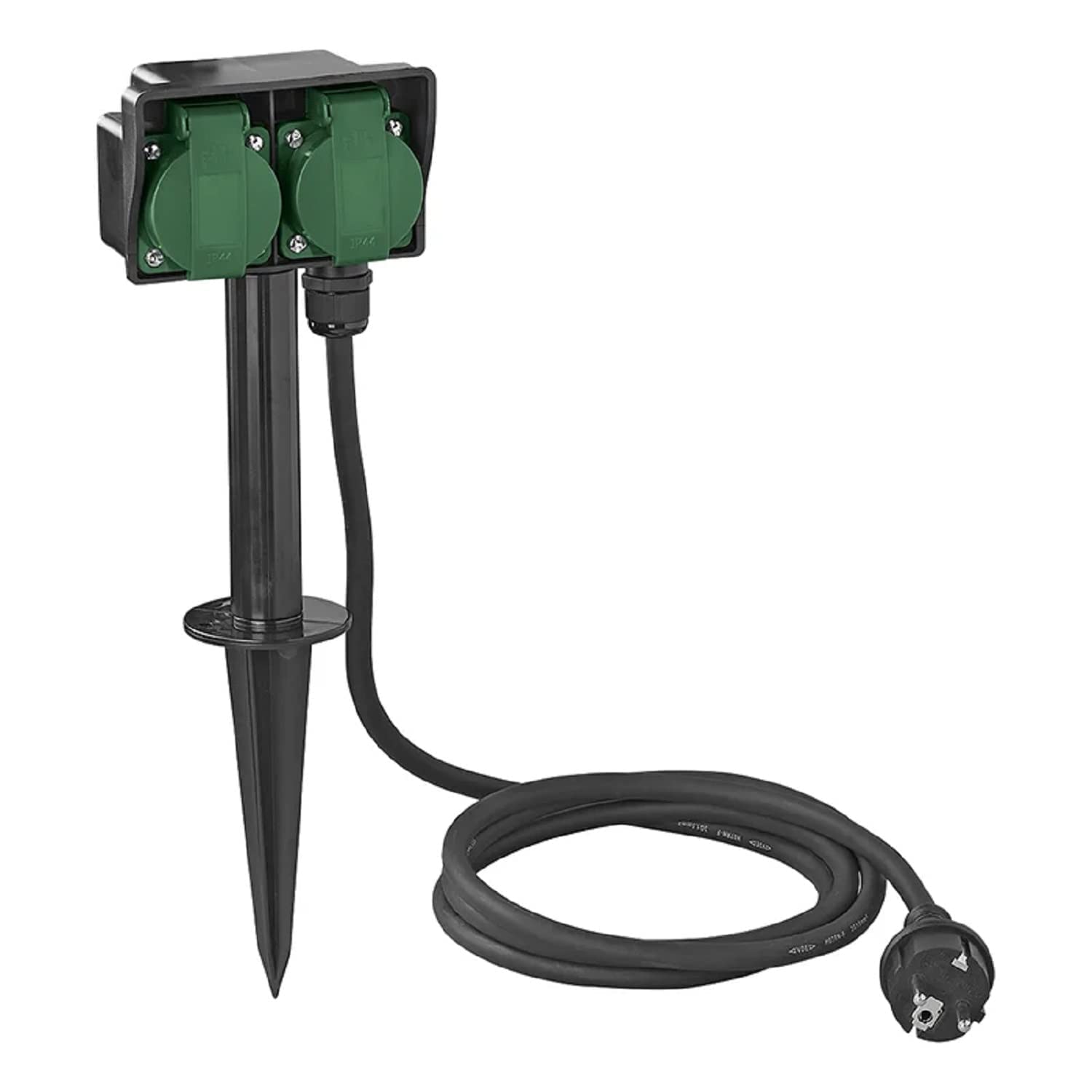 Multiprise de jardin Schuko ProPlus avec câble 3x2,5mm² ultra résistant