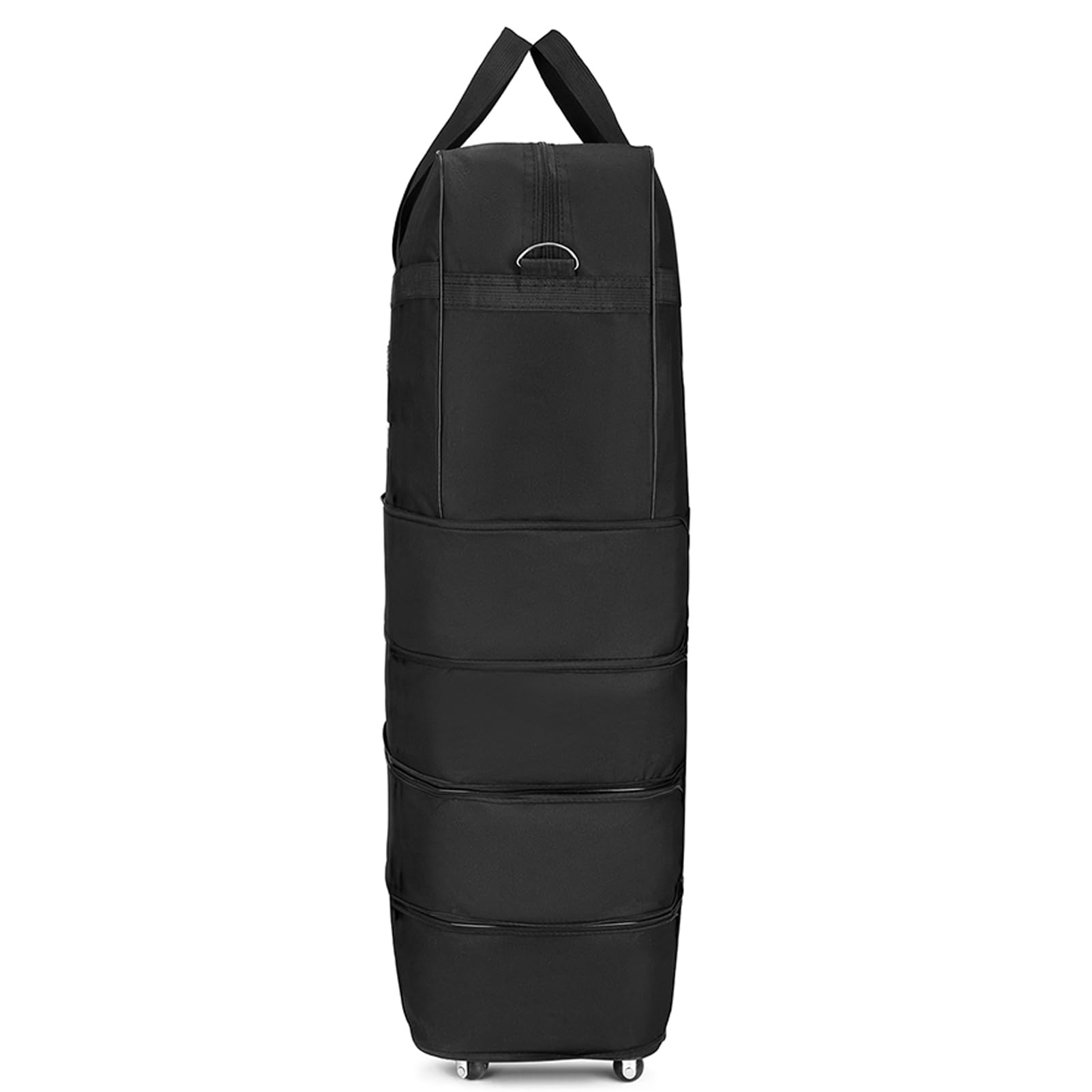 HUIOP Bolsa de maleta expandible plegable con ruedas para viajes, negocios, bolsa de maleta, Black, 31inch