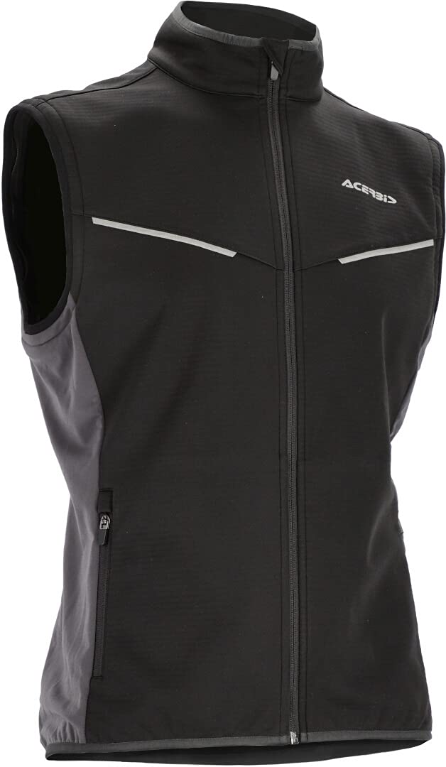 ACERBIS GIACCA SOFTSHELL TRACK NERO/GRIGIO M