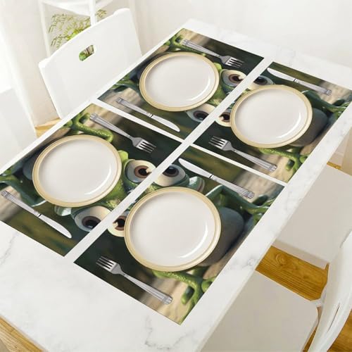 Set de table grenouille imperméable idéal pour les fêtes de vacances en extérieur - 7