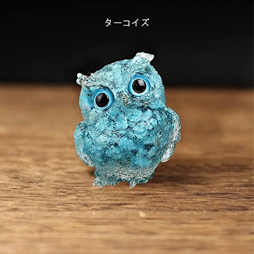 Amazon.co.jp: YUYAKESHI ふくろう 置物 マスコット オブジェ