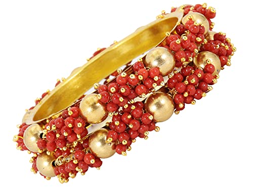 Image of NMII Metal and Zircon Studded Kadaa set for Women /Girls