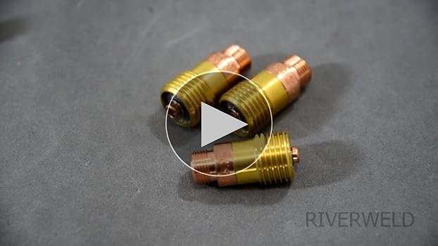 RIVERWELD TIG Stubby Gas Lens Collet Bodies 17GL18 1/8