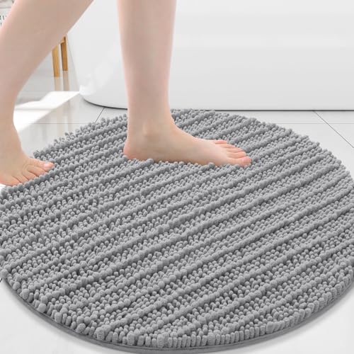 Arotive Luxury Round Chenille Bathroom Rug Mat, Extra...