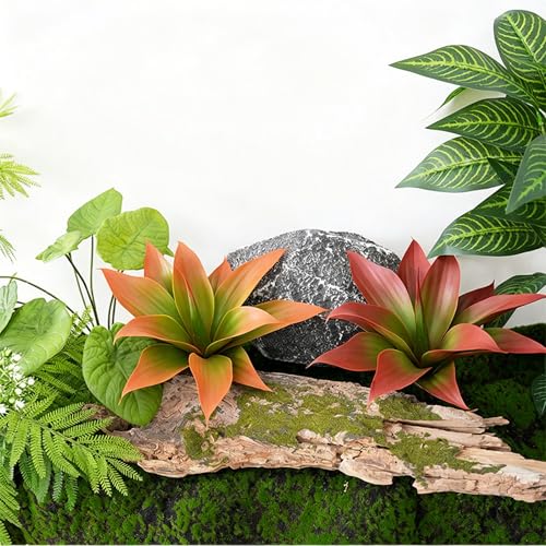 Agave réaliste avec base robuste ornement végétal plastique durable