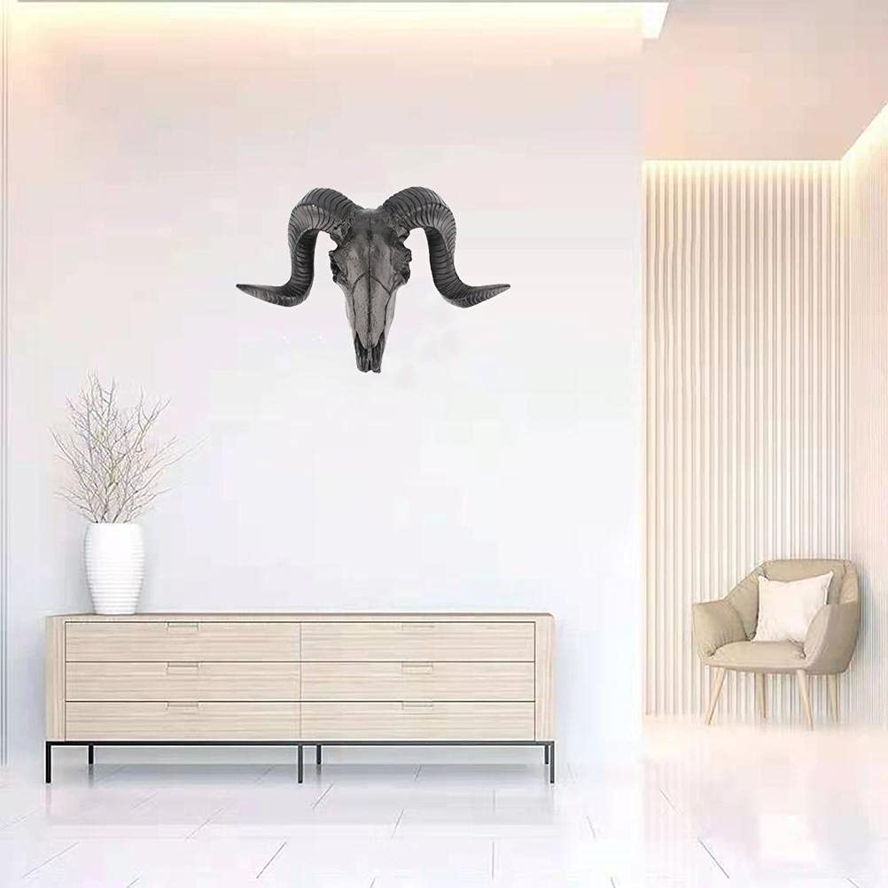 Décoration murale 3D Shofar squelette en résine haute qualité pour intérieur élégant
