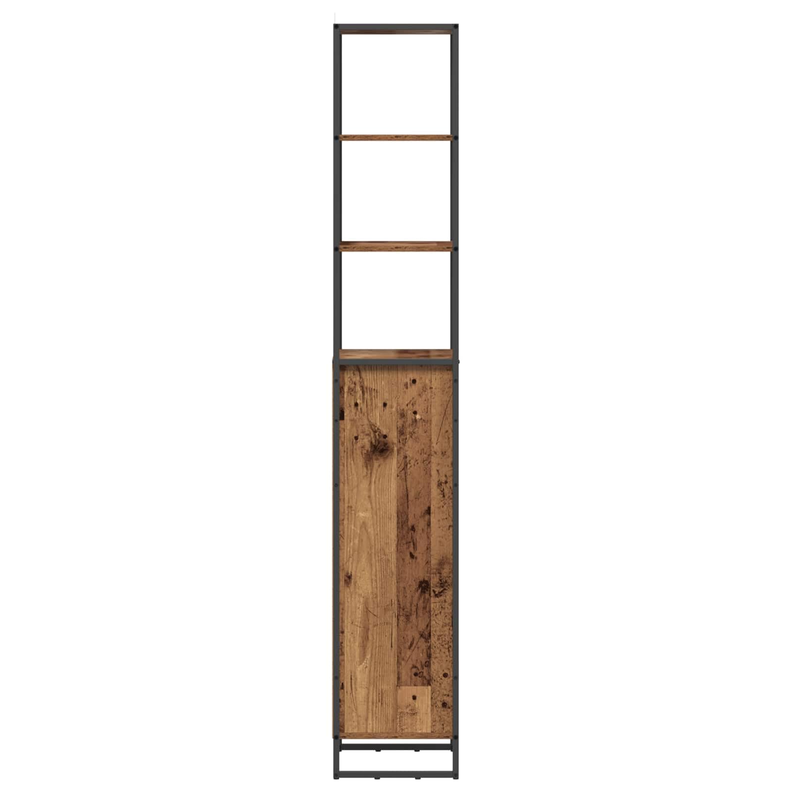 Armadio da bagno in legno antico 40 x 30 x 180 cm