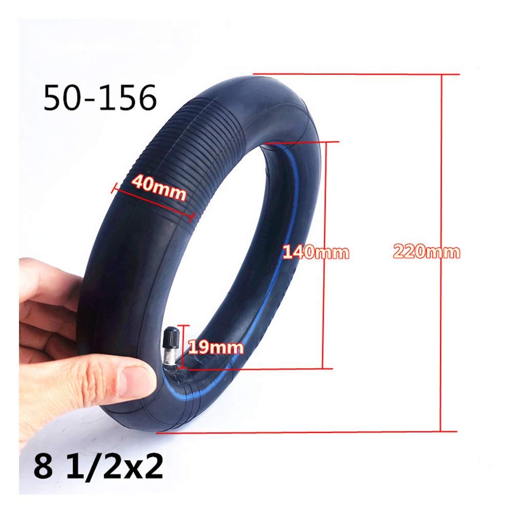 Ruote di Ricambio per Scooter Pneumatico per Scooter Elettrico, 8,5 Pollici 8 1/2X2 Pneumatici Interni ed Esterni Antiscivolo Resistenti all'Usura, Adatti per Scooter Elettrico M365 PRO(A)