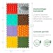 ORTO NATURE 8-teiliges Sensorik-Puzzle-Matten-Set – Orthopädische Massagematte für Kinder, Erwachsene & autistische Kinder, Sensorik-Spielzeug, Sinnesmatten, Strukturmatten (Igel Hier)