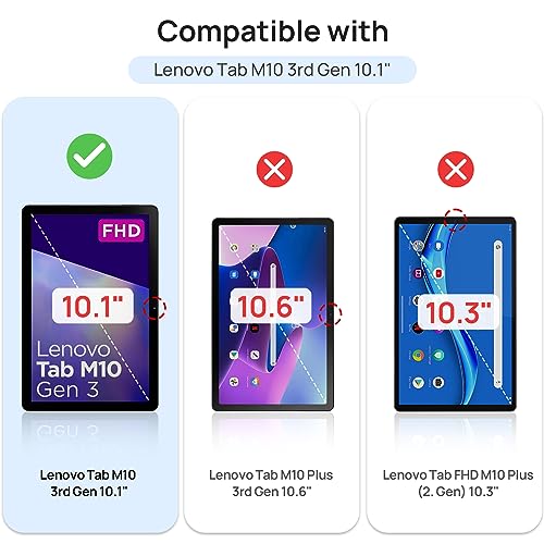 Gerutek [2 pack Lenovo Tab M10 3rd Gen 10.1 inch Screen Protector - Image 2
