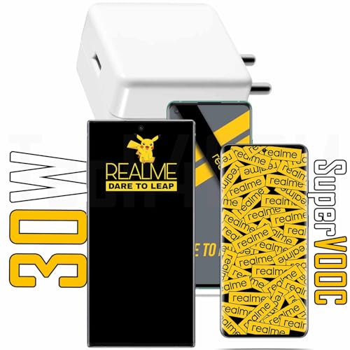 Image of Original 30W Quick Adapter Compatible with RealMe Narzo 20a, 7 Pro (Only Adapter)