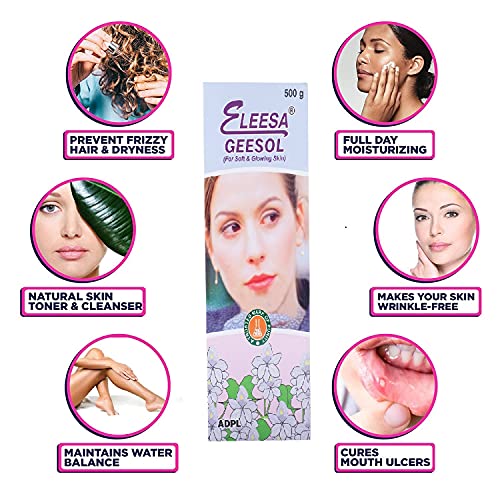 Image of ADPL Eleesa Geesol Pure Glycerine Lotion For Natural, Beautiful & Glowing Skin 500 Gm (Pack Of 1)