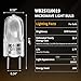 Halogen Light Bulb Fits for GE Samsung Kenmore Elite Maytag Over the Stove Range Microwave, Night Light/Stove Light Bulb for GE microwave, Replaces WB25X10019, 2Pack
