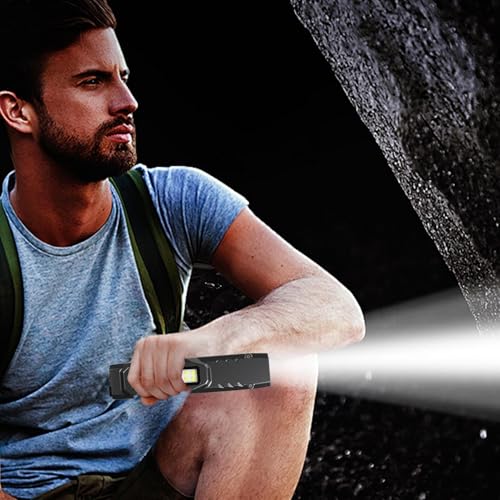 Lampe de poche fine LED portable rechargeable USB contre le noir - 2