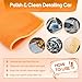 Anglekai 2PCS Clay Towel Auto Detailing, Clay Bar Towel Cloth Auto Detailing for Car (12 x 12 in) (Orange)
