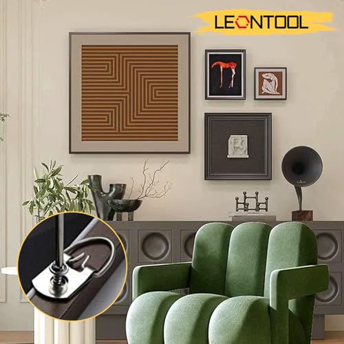 Image of 270 Pcs Picture Hangers with Screws, D Rings Picture Hanging Kit Heavy Duty Picture Hanging Hooks Picture Framing Supplies Kit for Mirror, Clock, Decoration, Paintings, Artwork Picture Frame