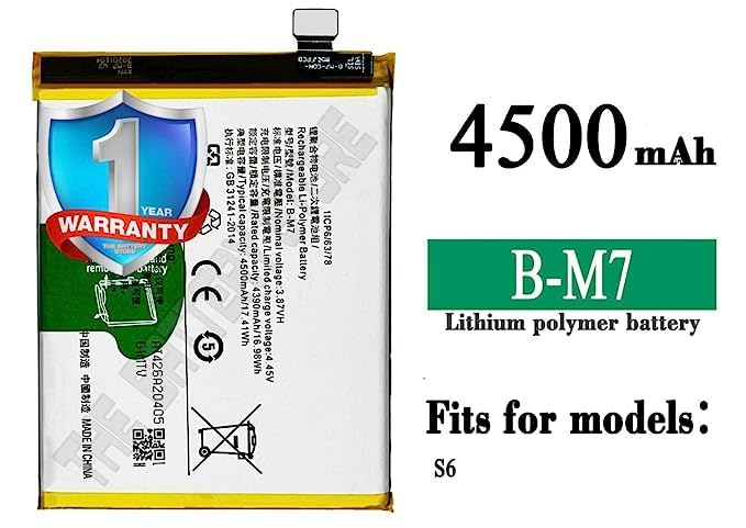Image of Original B-M7 Batttery for Vivo S6 5G V1962A / V1962 Battery with 1 Year Warranty ***(B073)
