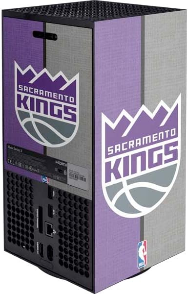 Skinit Decal Gaming Skin Compatible with Xbox Series X Digital Edition Console - Officially Licensed NBA Sacramento Kings Split Canvas Design